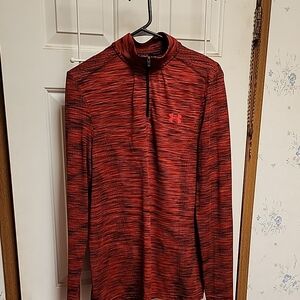 Under Armour Striped Red Pullover